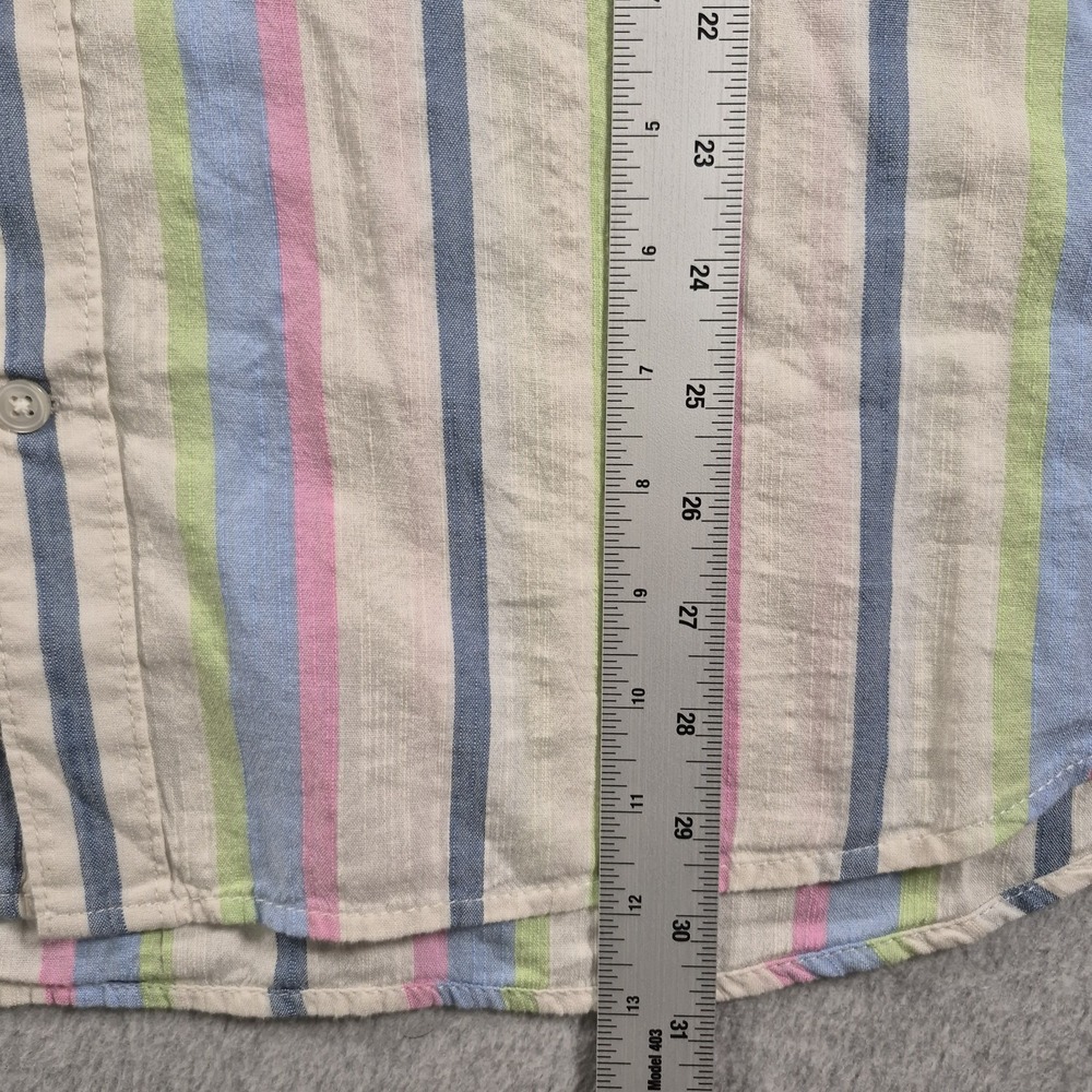 Chubbies Shirt Mens XL Striped The Soft Serve Resort Weave Friday Button Down - Picture 5 of 7